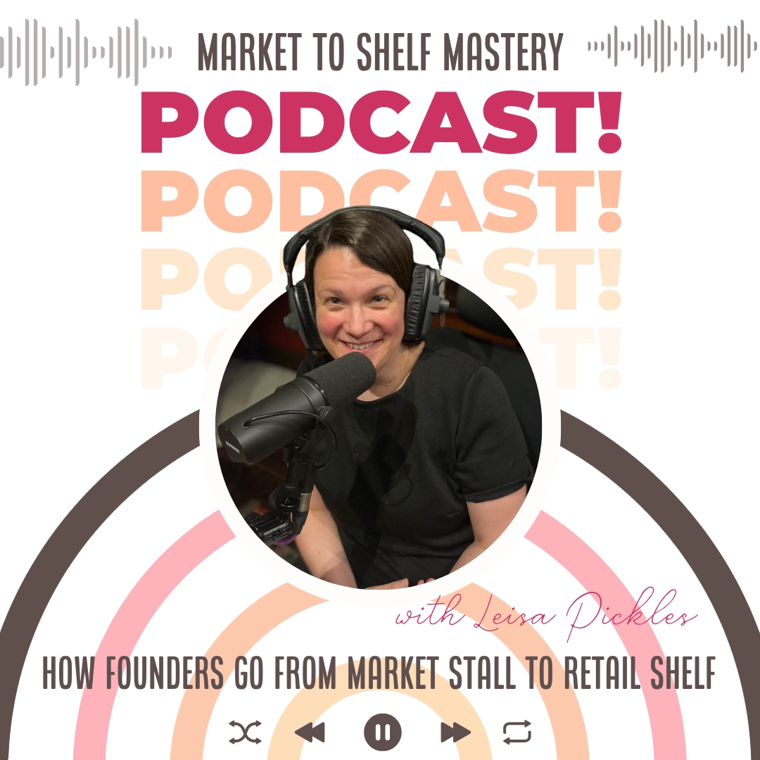 Illustration of the Market To Shelf Mastery Podcast
